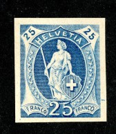 9925  Swiss 1882  Die Proof (*) - Neufs