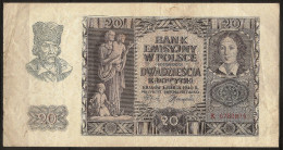 20 Zlotych 01/03/1940. Polska/ Pologne. - Pologne