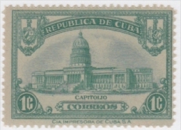 1929-29 CUBA REPUBLICA 1929. 1c CAPITOLIO NACIONAL Ed.234. MNH. CAPITOL. (5). - Nuovi