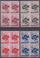 Germany Occupation Of Serbia - Serbien 1941 Mi#54-57 I Vbl (block Of Four) Mint Never Hinged - Besetzungen 1938-45