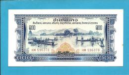 LAOS - 100 KIP - ND - Pick 23 - UNC. - Wmk. Temples - PATHET LAO GOVERNEMENT - 2 Scans - Laos