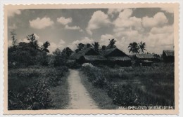 CPSM Carte Photo - INDOCHINE - Agglomération De Paillottes - Vietnam