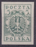 POLAND 1919 Proof Fi 74 P Mint No Gum Signed By Schmutz - Ungebraucht