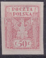 POLAND 1919 Proof Fi 91 P Mint No Gum - Nuevos