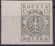 POLAND 1919 Proof Fi 88 P Mint No Gum Signed Schmutz - Ungebraucht