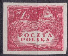 POLAND 1919 Proof Fi 92 P Mint No Gum - Unused Stamps