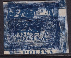 POLAND 1919 Proof Fi 82DD  Mint Hinged - Unused Stamps