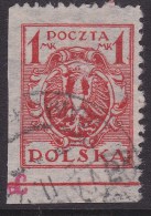 POLAND 1920 Fi 114t Imperf Bottom Used - Neufs