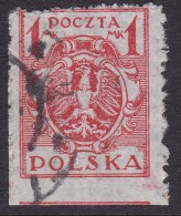 POLAND 1920 Fi 114t Imperf Bottom Used - Neufs