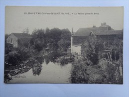 89-15-10.                 MONTFAUCON-SUR-MOINE                La Moine Prise Du Pont. - Montfaucon