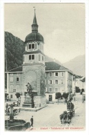 Suisse /Schweiz/Svizzera/Switzerland // Uri // Altdorf- Telldenkmal Mit Klausenpost - Altdorf