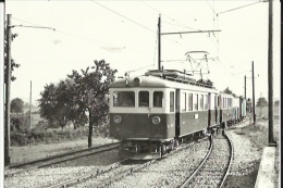 Photo-Carte ( Train Mixte Pour Lausanne Arrivant A Assens En 1964 - Assens