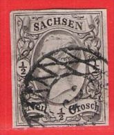 MiNr.8 O Altdeutschland Sachsen - Saxe