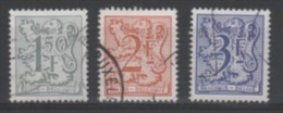 Belgique - COB N° 1902/04 - Oblitéré - 1977-1985 Figure On Lion