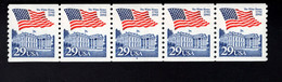 360929591 1992 (XX) SCOTT 2609 PCN 4 POSTFRIS MINT NEVER HINGED - FLAG OVER WHITE HOUSE - Ruedecillas (Números De Placas)