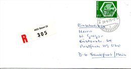 SUISSE. N°970 Sur Enveloppe Ayant Circulé En 1979. Médaillon Ornant Le Plafond Du Musée Du Couvent De Stein-am-Rhein. - Abbayes & Monastères