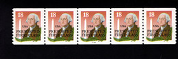 360933576 SCOTT 2149A PÖSTFRIS MINT NEVER HINGED EINWANDFREI GEORGE WASHINGTON & MONUMENT PCN 5 LGG PLATE 33333 - Coils (Plate Numbers)