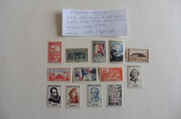 France : 13 Timbres Neufs - Collections