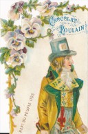 Chromo Chocolat Poulain Ajourée Représentant Du Peuple 1793 - Poulain