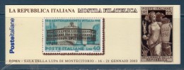 Italia 2003 -- LIBRETTO MONTECITORIO -- **MNH - Booklets