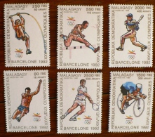 MADAGASCAR Jeux Olympiques BARCELONE 92. Yvert 947/52** MNH. - Zomer 1992: Barcelona