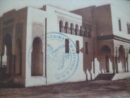 Sur CPA Meknes  Maroc Cachet Militaire 37ème Régiment D'aviation G.B.M. - Cartas & Documentos