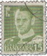 Danemark 1948. ~ YT 315 - 15 Ø Roi Frédérix IX - Oblitérés