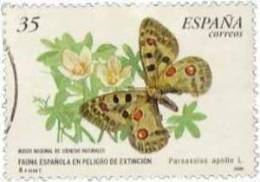 Espagne. 1999 ~ YT 3261 - Papillon : Parnassius Apollo L. - Oblitérés