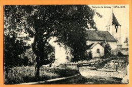 LOL290, Temple De Gerry , Près Yvonnand Et Yverdon, 1050-1924, Petit Pli D'angle Non Visible, Non Circulée - Yverdon-les-Bains 