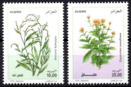 ALGERIA 2016 2 TP MNH** Medicinal Plants Plantes Medicinales Flora Flore Heilpflanzen Plantas Flowers - Blumen - Flores - Heilpflanzen