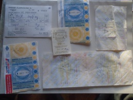 Hungary   Lot Of      Train  Tickets   1990's     - D137273 - Europe