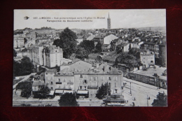 LIMOGES - Vue Panoramique Vers L'Eglise ST MICHEL - Limoges