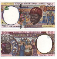 CHAD  5'000 Francs , Central African States P607Pe   1999   UNC - Tschad