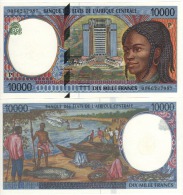 CHAD  10'000 Francs , Central African States P605Pf      2000   UNC - Chad