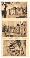 MARCILLY SUR MAULNE (37) Ensemble De 3 Cartes Vues Du Chateau - Andere & Zonder Classificatie