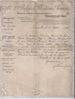 Commerc. Brief Bruxelles Midi 1914 - 1900 – 1949