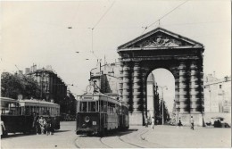 BORDEAUX (33) Photographie Format Cpa Place  De La Victoire Tramway électrique Beau Plan - Bordeaux