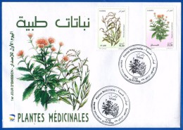 Algérie 2016 FDC - 1735/1736 - Plantes Médicinales - Plantes Médicinales