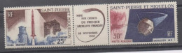 Saint-Pierre Et Miquelon -PA 34A - Espace - Lancement Du Premier Satellite Français à Hammaguir (Algérie) - - Unused Stamps