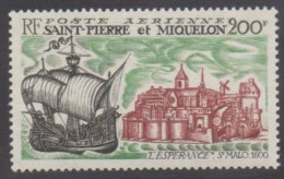 Saint-Pierre Et Miquelon - PA 46 - Bateaux : "L'Espérance" Saint-Malo (1600) - - Unused Stamps