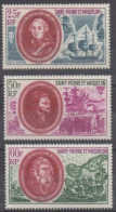 Saint-Pierre Et Miquelon - PA 50-51-52 -Personnages :Duc De Choiseul, Jacques Cartier, Le Gonard De Sourdeval - - Unused Stamps