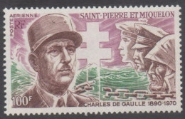 Saint-Pierre Et Miquelon - PA 53 - Général De GAULLE - - Nuevos