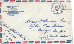 POSTE AUX ARMEES T.O.E. 28/6/1952 SP 65302 Franchise Pour Boulogne Par Avion - Guerra D'Indocina/Vietnam