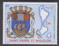 Saint-Pierre Et Miquelon - PA 58 - Armoiries Et Carte Des Îles - - Nuevos
