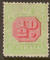 AUSTRALIA 1913 1/2d Postage Due SG D76 HM #RN31 - Segnatasse