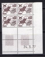 France 1977.Preoblitéré .Signes Du Zodiaque - 1970-1979