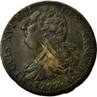 Monnaie, France, 2 Sols François, 2 Sols, 1792, Paris, TB+, Bronze, KM:603.1 - Altri & Non Classificati