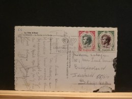 55/610   CP  MONACO - Storia Postale