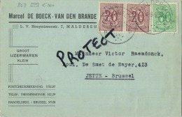 Malderen :  Marcel De Boeck :  Ijzerwaren    (  2 Scans ) - Londerzeel