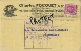 Etterbeek :  Charles Focquet & Cie   (  2 Scans ) - Etterbeek